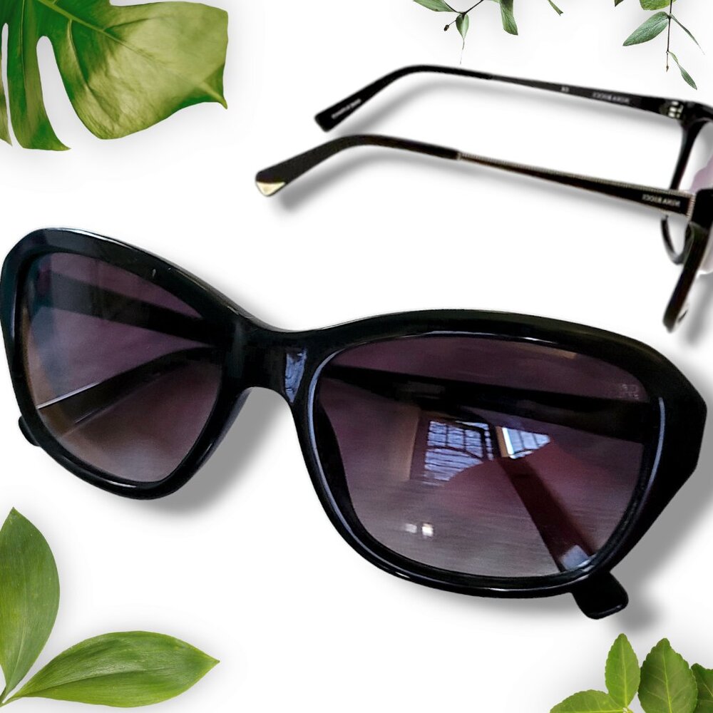 Nina Ricci Black Embellished Sunglasses